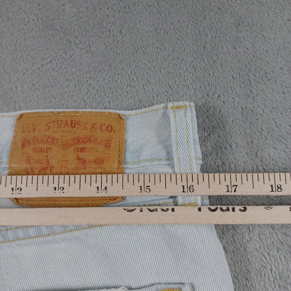 Levis 511 Jeans Mens 33x32 Blue Denim‎ Slim Fit Distressed Pockets Cotton
